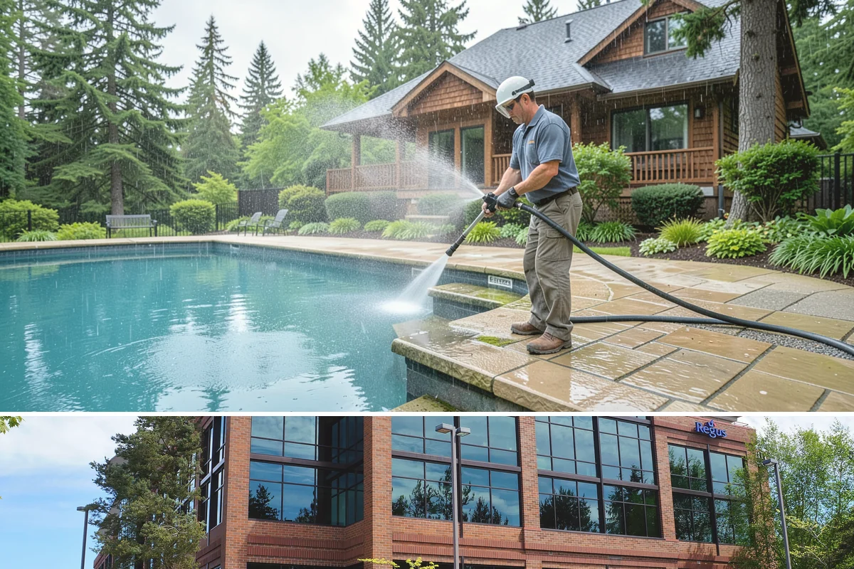 French Window Cleaning in Mountlake Terrace, Snohomish County, WA - Spring is ideal to detail French windows after winter drives grime into every corner.