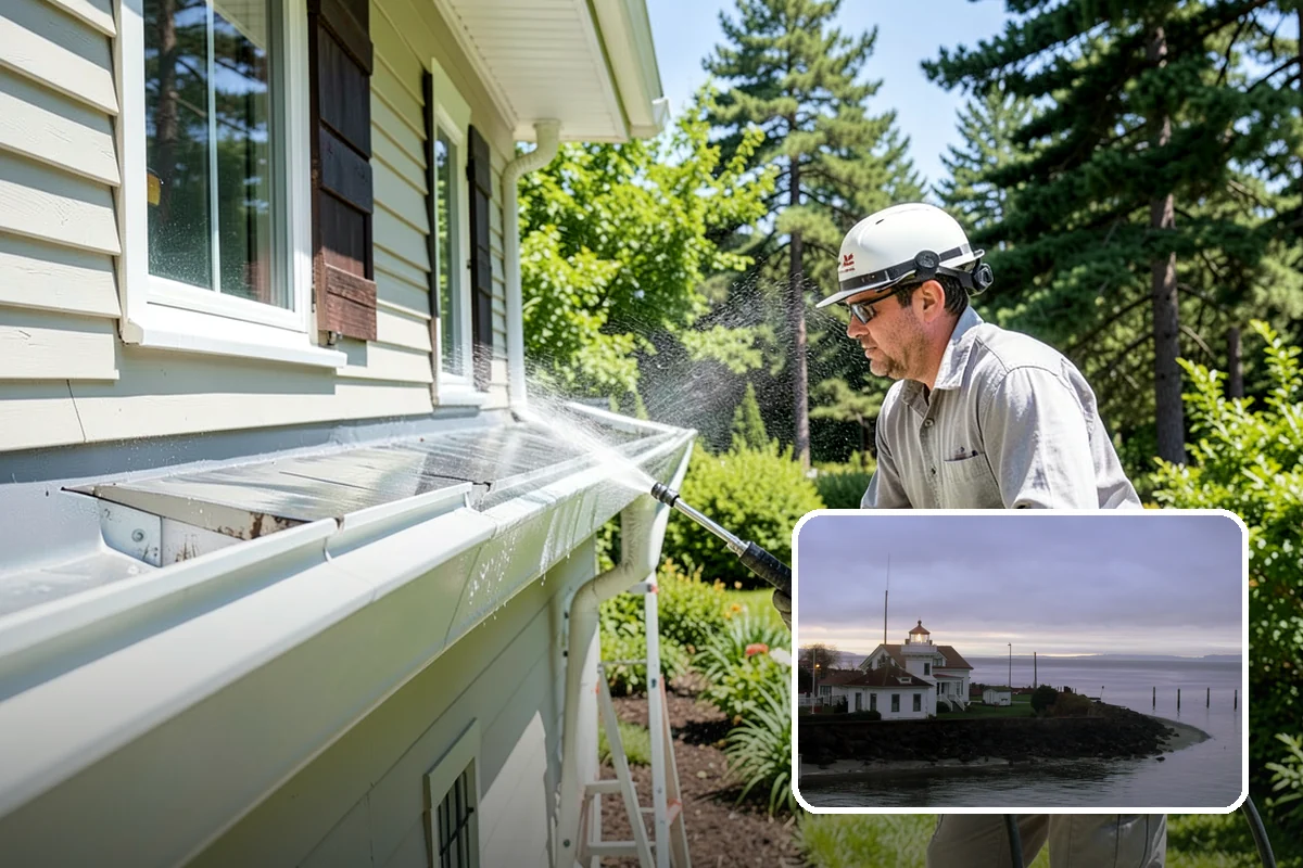 French Window Cleaning in Mukilteo, Snohomish County, WA - Cleans each divided pane and the muntins between
