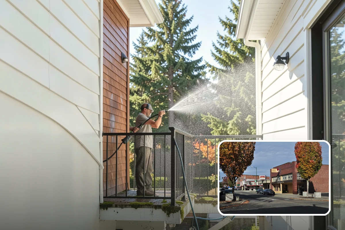French Window Cleaning in Puyallup, Pierce County, WA - Cleans each divided pane and the muntins between