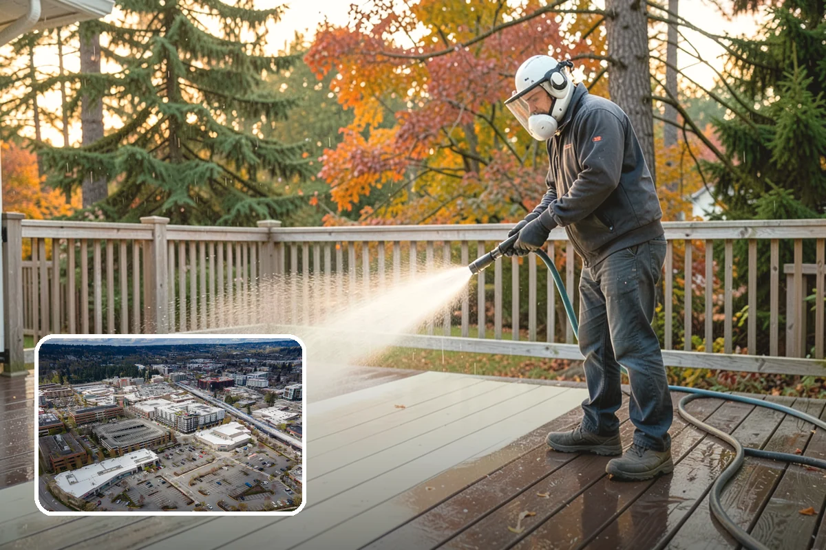 French Window Cleaning in Redmond, King County, WA - Cleans each divided pane and the muntins between
