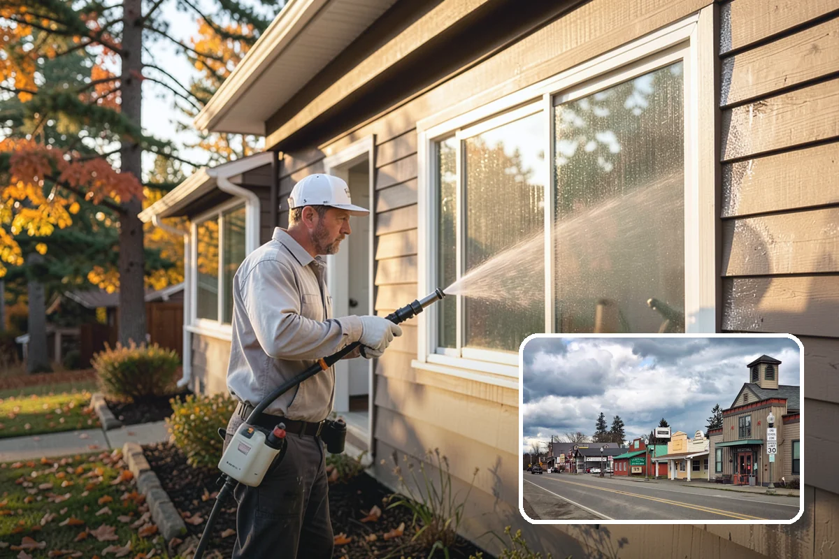 French Window Cleaning in Roy, Pierce County, WA - Cleans each divided pane and the muntins between
