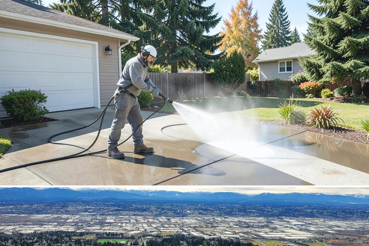 French Window Cleaning in SeaTac, King County, WA - Spring is ideal to detail French windows after winter drives grime into every corner.