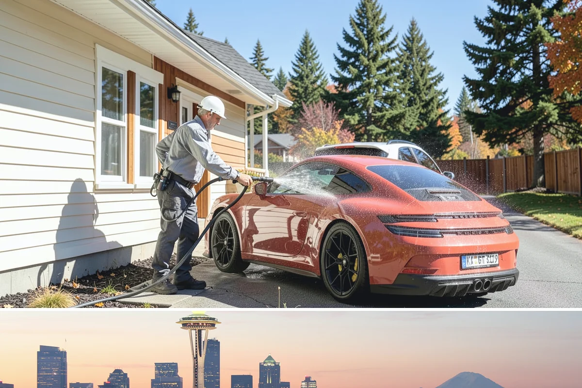 French Window Cleaning in Seattle, King County, WA - Spring is ideal to detail French windows after winter drives grime into every corner.