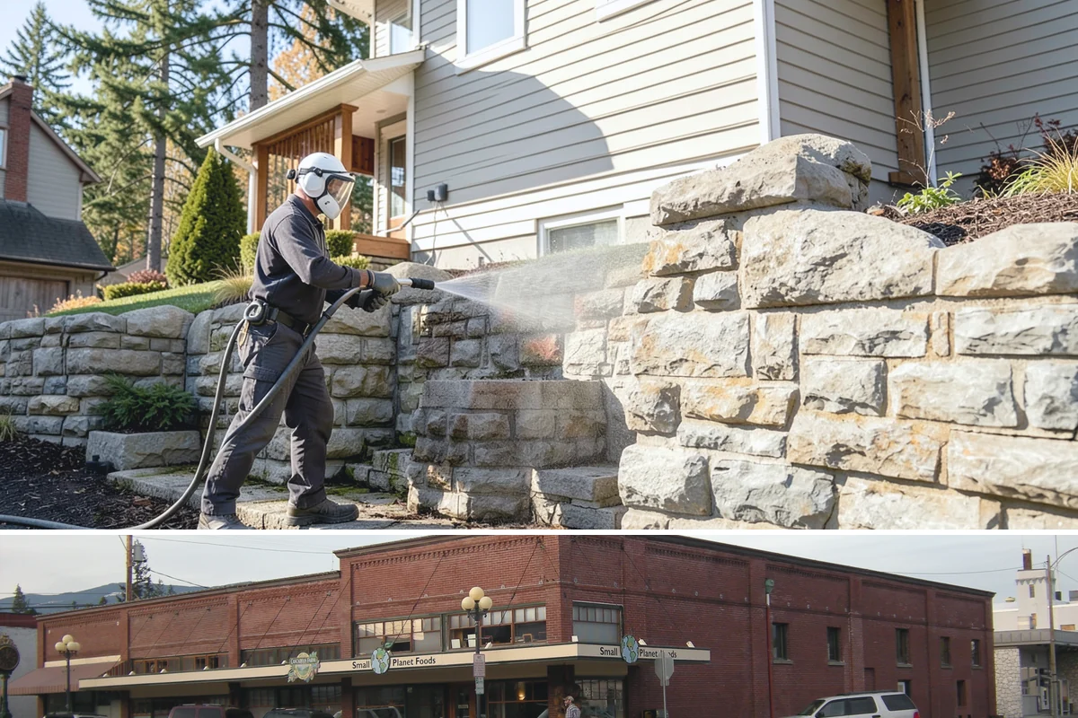 French Window Cleaning in Sedro-Woolley, Skagit County, WA - Spring is ideal to detail French windows after winter drives grime into every corner.