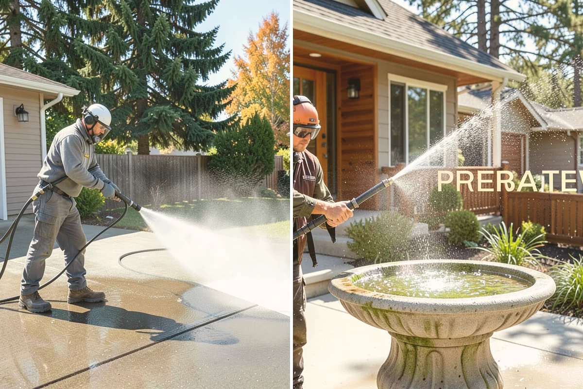 French Window Cleaning in Snohomish, Snohomish County, WA - Rinse loose grime from the divided panes