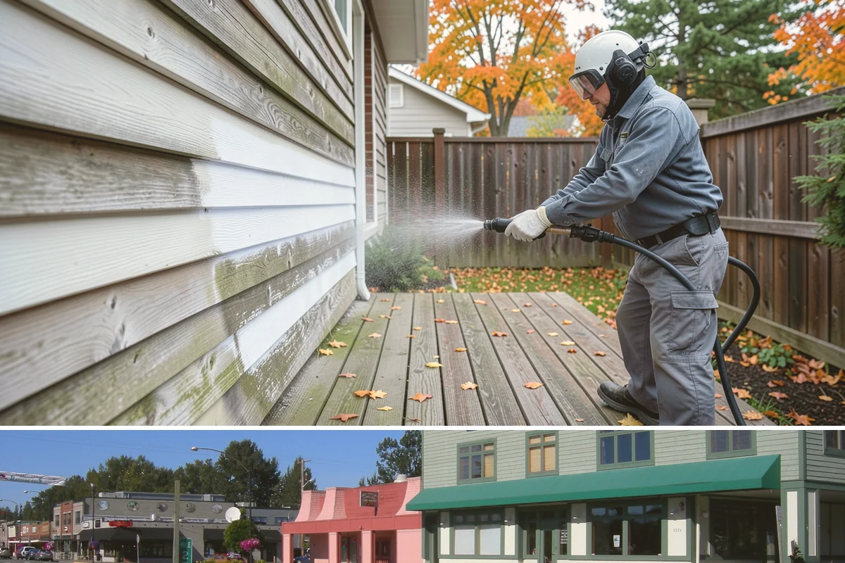 French Window Cleaning in Snoqualmie, King County, WA - Spring is ideal to detail French windows after winter drives grime into every corner.