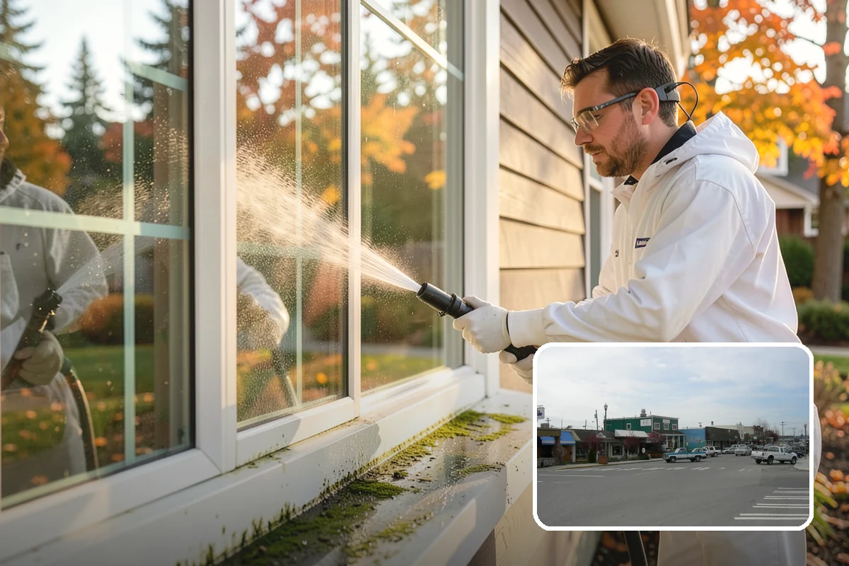 French Window Cleaning in Stanwood, Snohomish County, WA - Cleans each divided pane and the muntins between