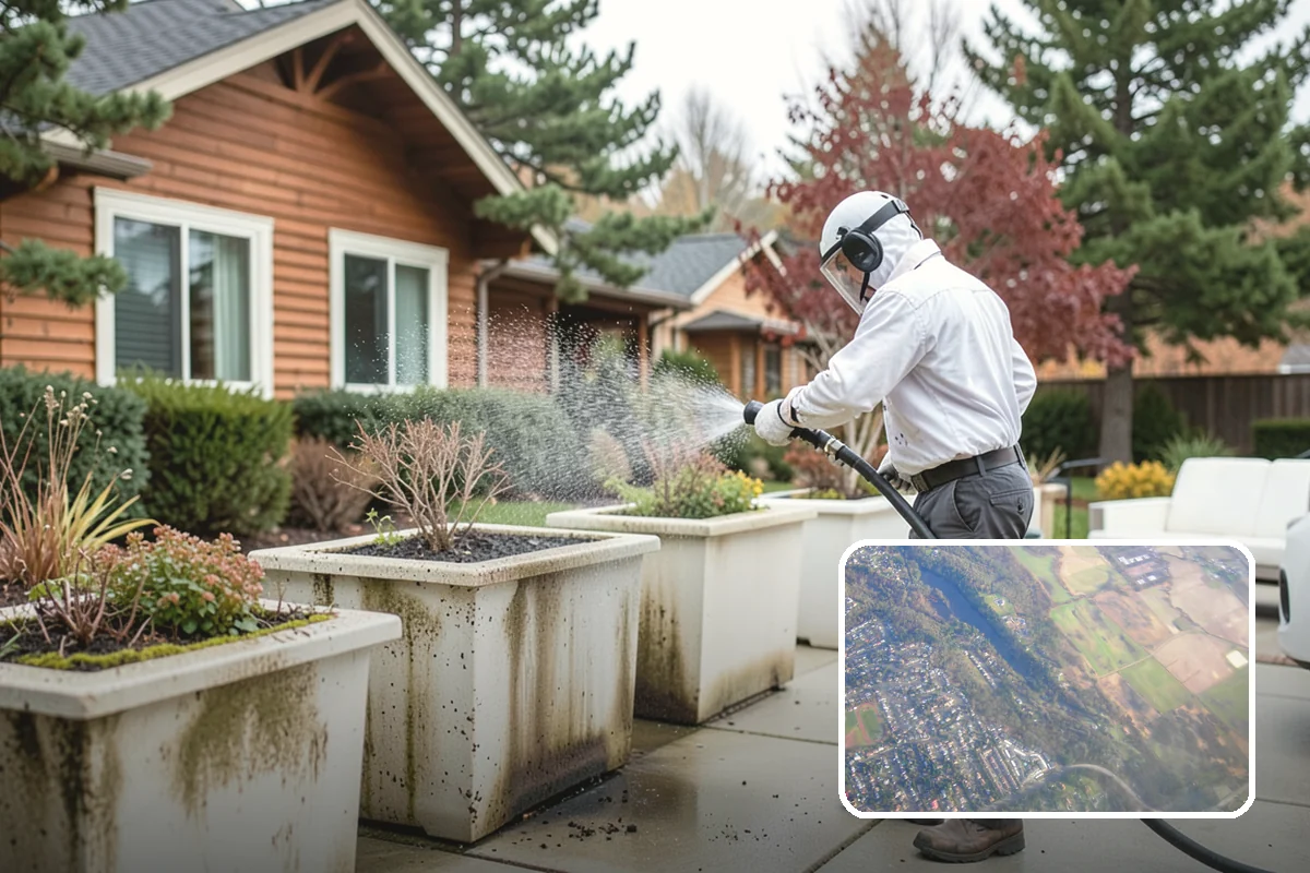 Front Walkway Washing in Algona, King County, WA - Boosts curb appeal along the primary approach