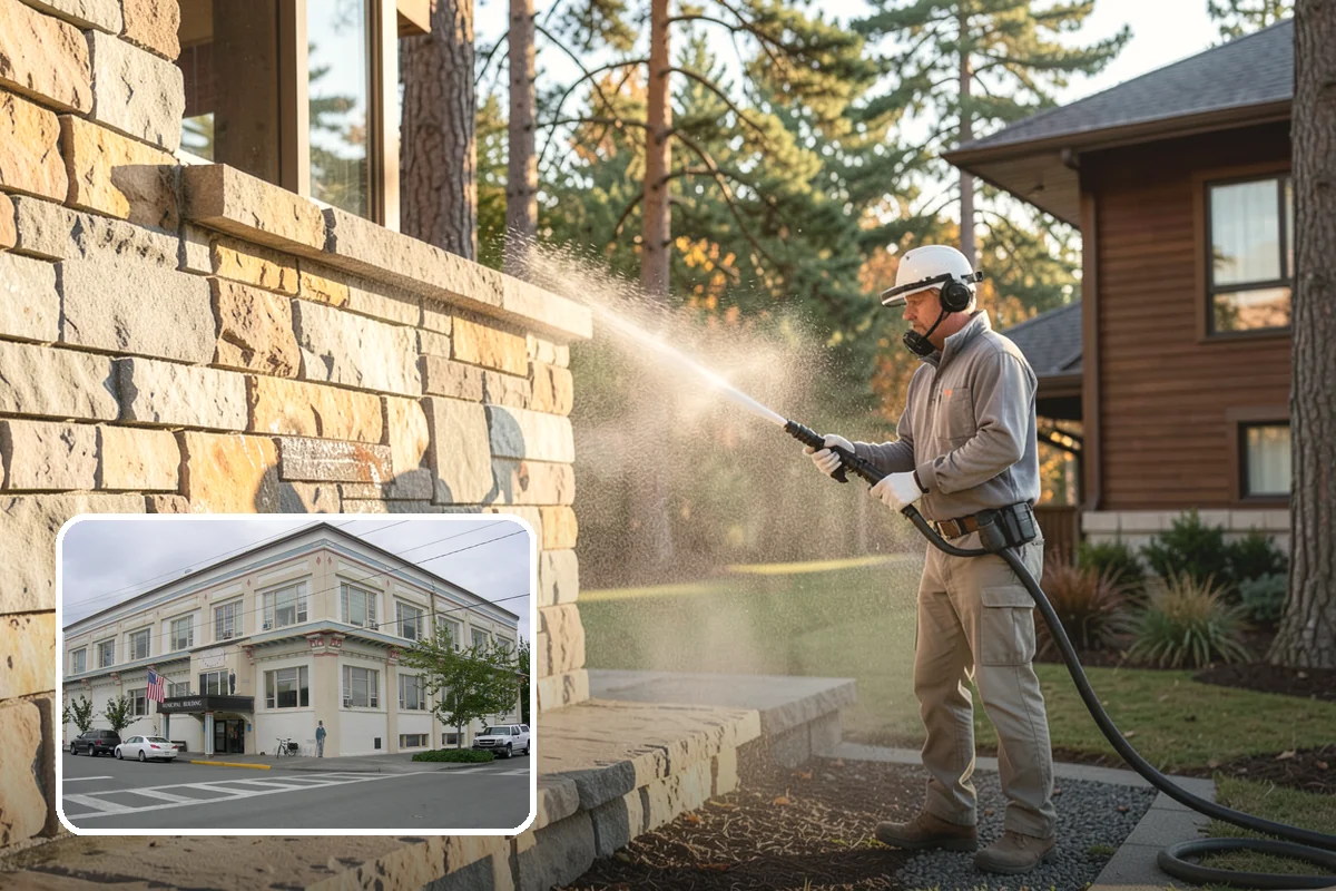 Front Walkway Washing in Anacortes, Skagit County, WA - Boosts curb appeal along the primary approach