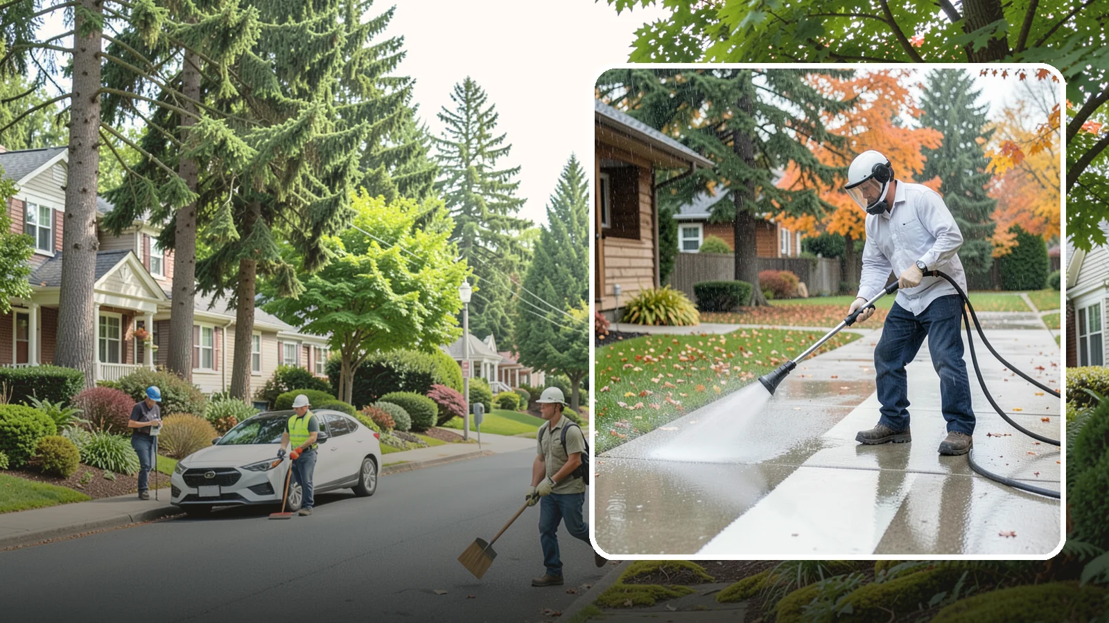 Front Walkway Washing in Beaux Arts Village, King County, WA - Wash the main front walkway to lift the leading edge of your home's curb appeal.