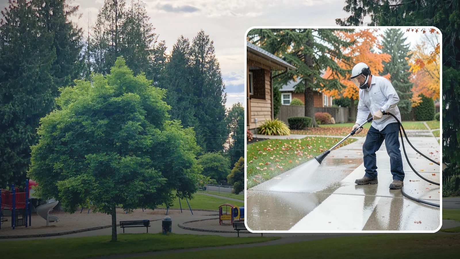 Front Walkway Washing in Bonney Lake, Pierce County, WA - Wash the main front walkway to lift the leading edge of your home's curb appeal.