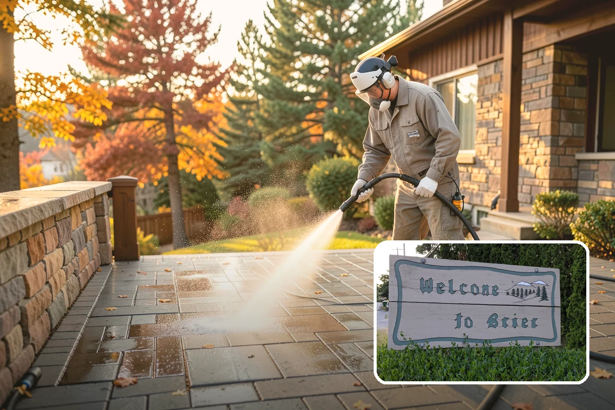 Front Walkway Washing in Brier, Snohomish County, WA - Boosts curb appeal along the primary approach
