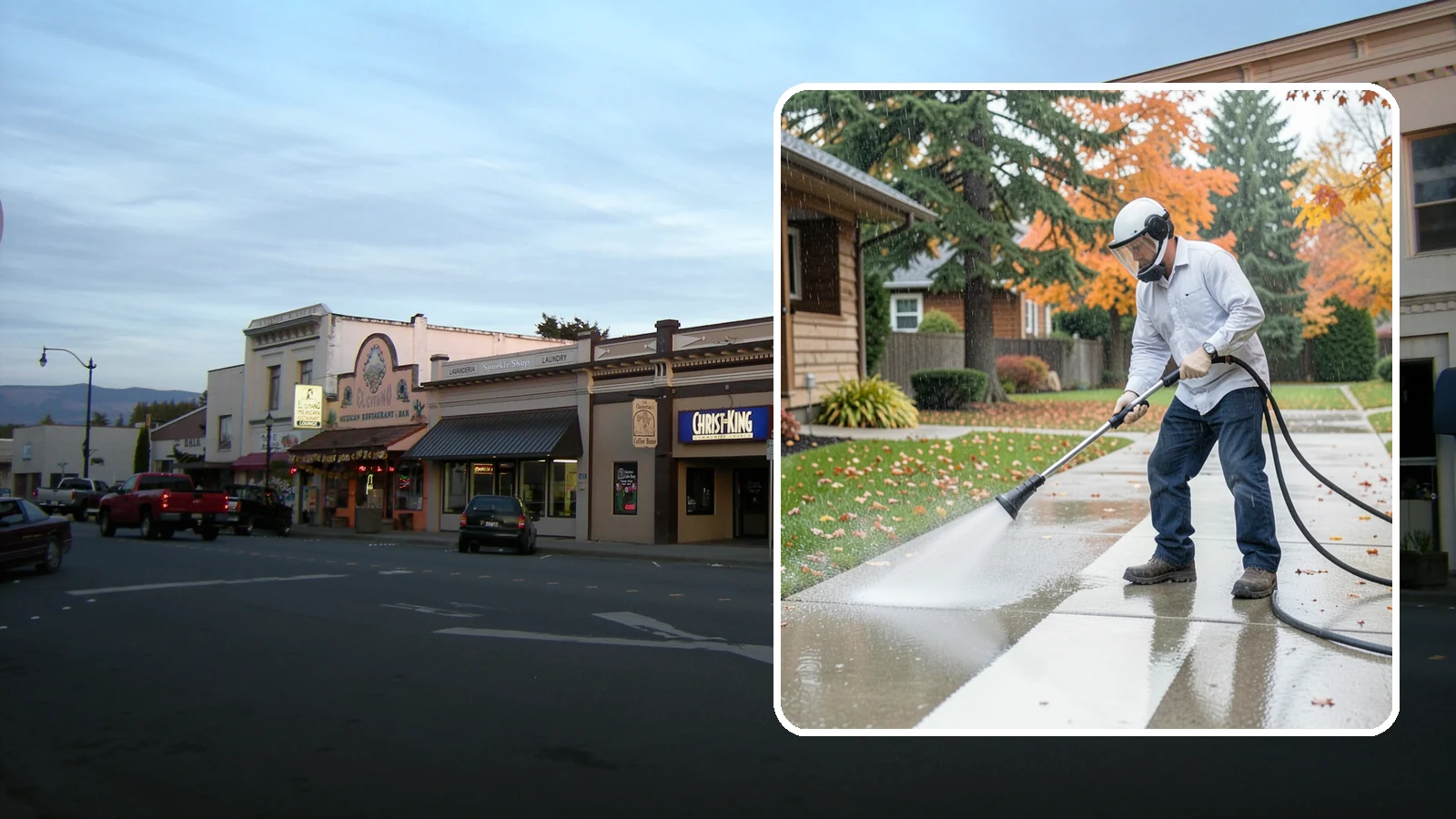 Front Walkway Washing in Burlington, Skagit County, WA - Wash the main front walkway to lift the leading edge of your home's curb appeal.