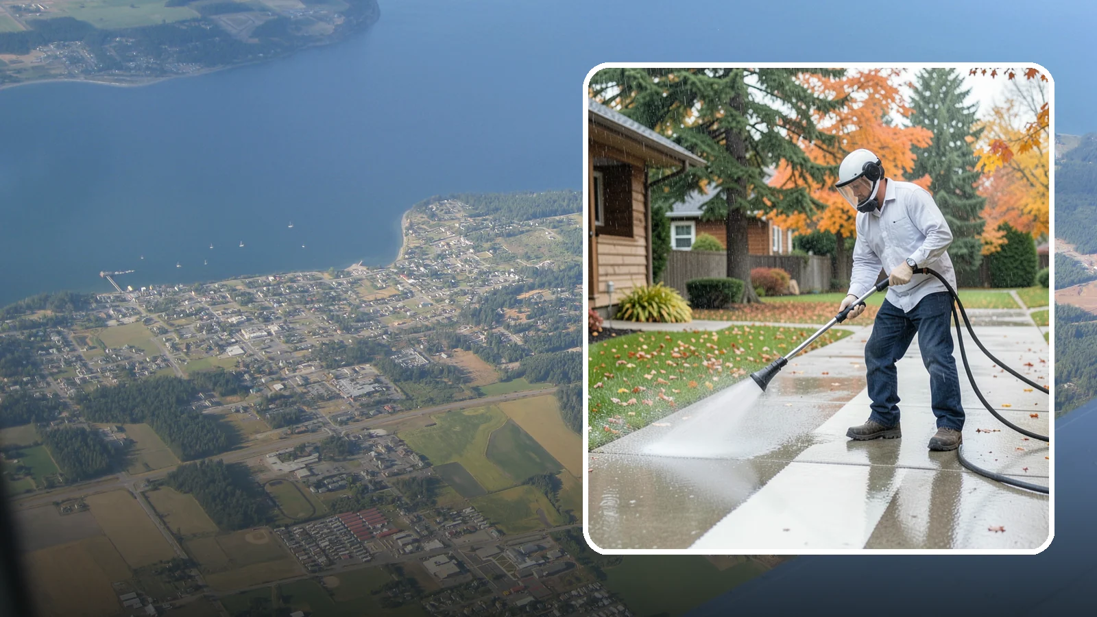 Front Walkway Washing in Coupeville, Island County, WA - Wash the main front walkway to lift the leading edge of your home's curb appeal.