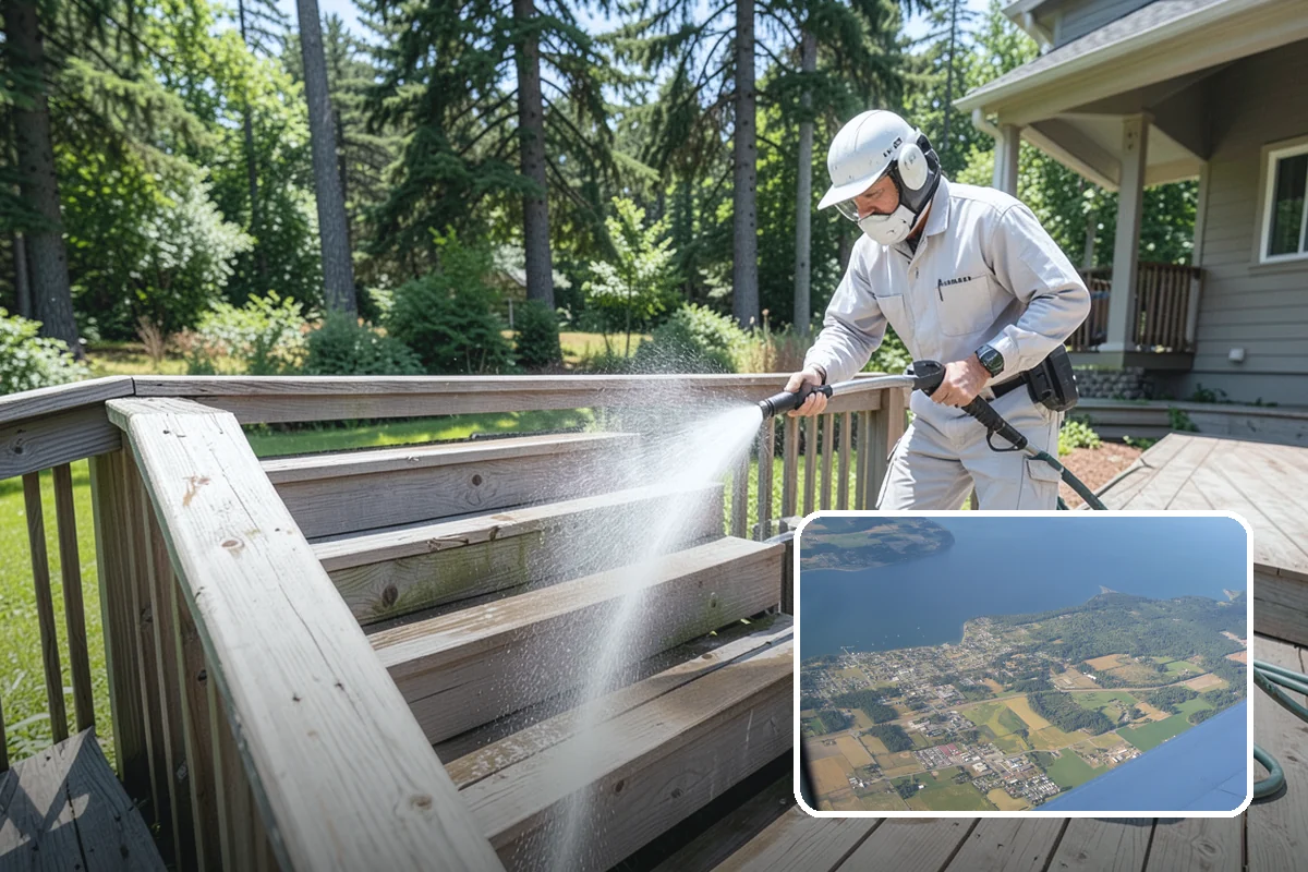Front Walkway Washing in Coupeville, Island County, WA - Boosts curb appeal along the primary approach