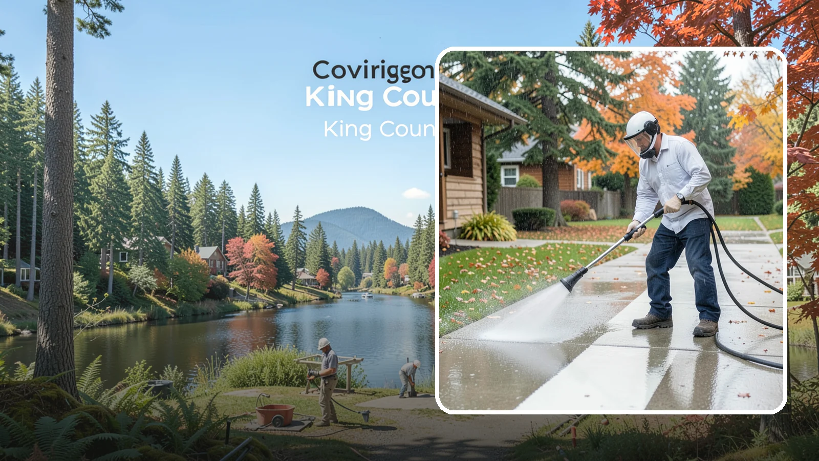 Front Walkway Washing in Covington, King County, WA - Wash the main front walkway to lift the leading edge of your home's curb appeal.