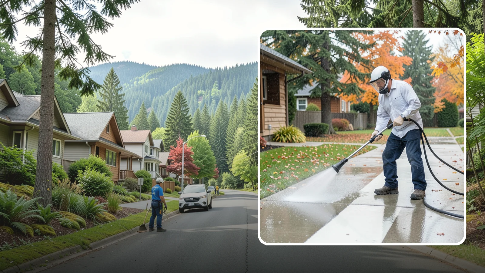 Front Walkway Washing in Darrington, Snohomish County, WA - Wash the main front walkway to lift the leading edge of your home's curb appeal.
