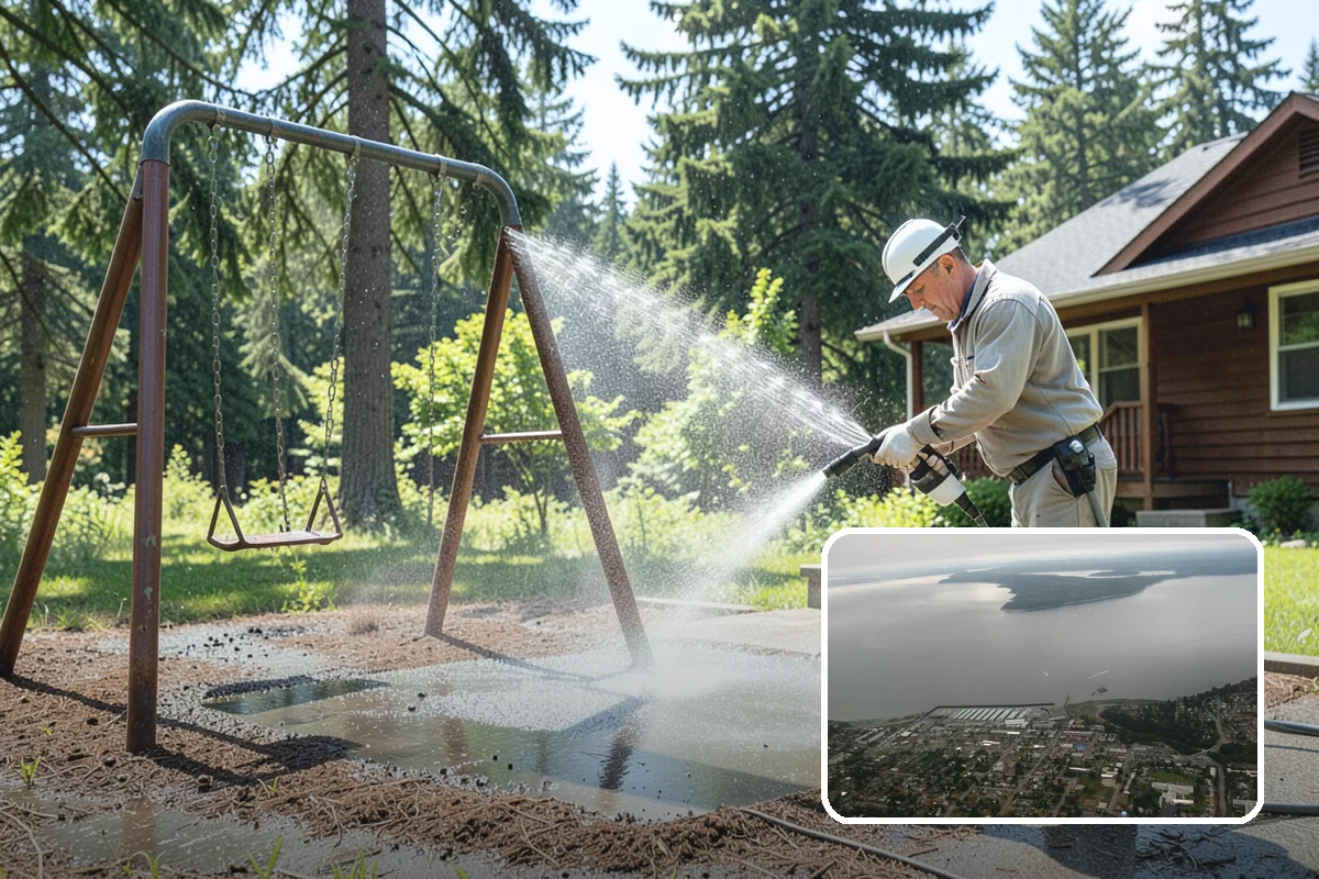 Front Walkway Washing in Des Moines, King County, WA - Boosts curb appeal along the primary approach