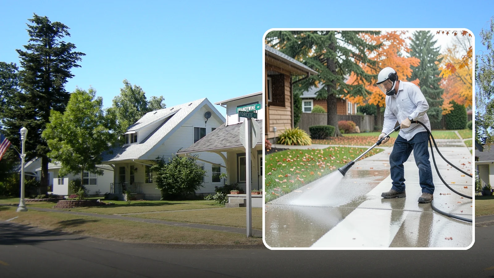 Front Walkway Washing in DuPont, Pierce County, WA - Wash the main front walkway to lift the leading edge of your home's curb appeal.