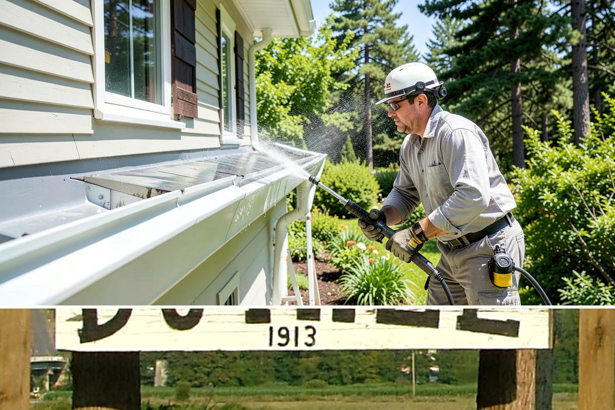 Front Walkway Washing in Duvall, King County, WA - Front walkways look best cleaned in early summer and again in fall after needle drop.