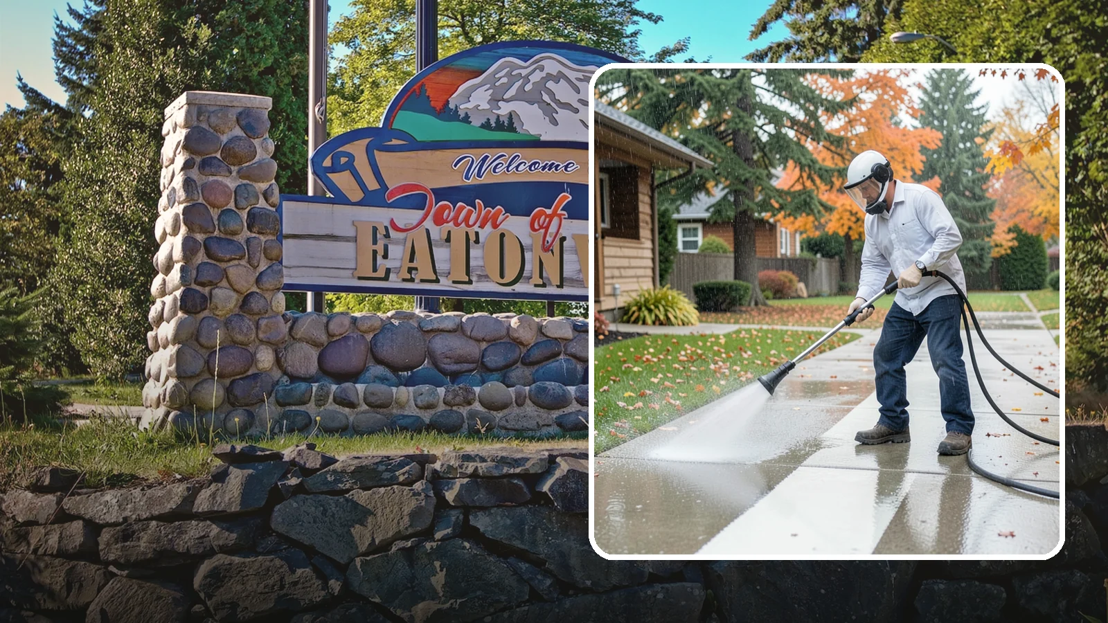 Front Walkway Washing in Eatonville, Pierce County, WA - Wash the main front walkway to lift the leading edge of your home's curb appeal.