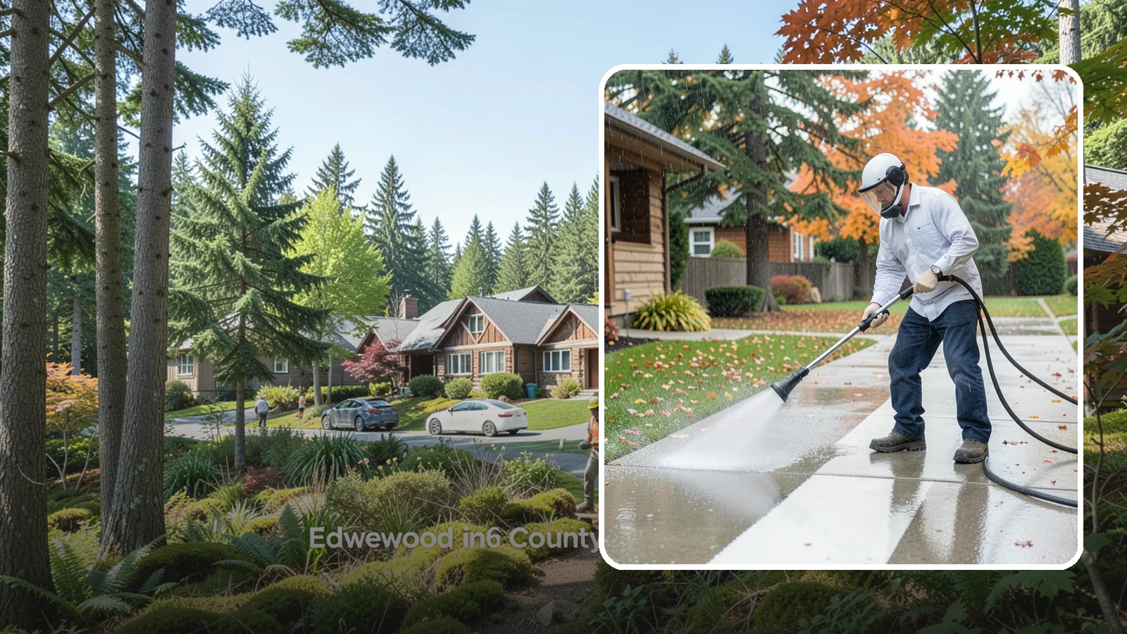 Front Walkway Washing in Edgewood, Pierce County, WA - Wash the main front walkway to lift the leading edge of your home's curb appeal.