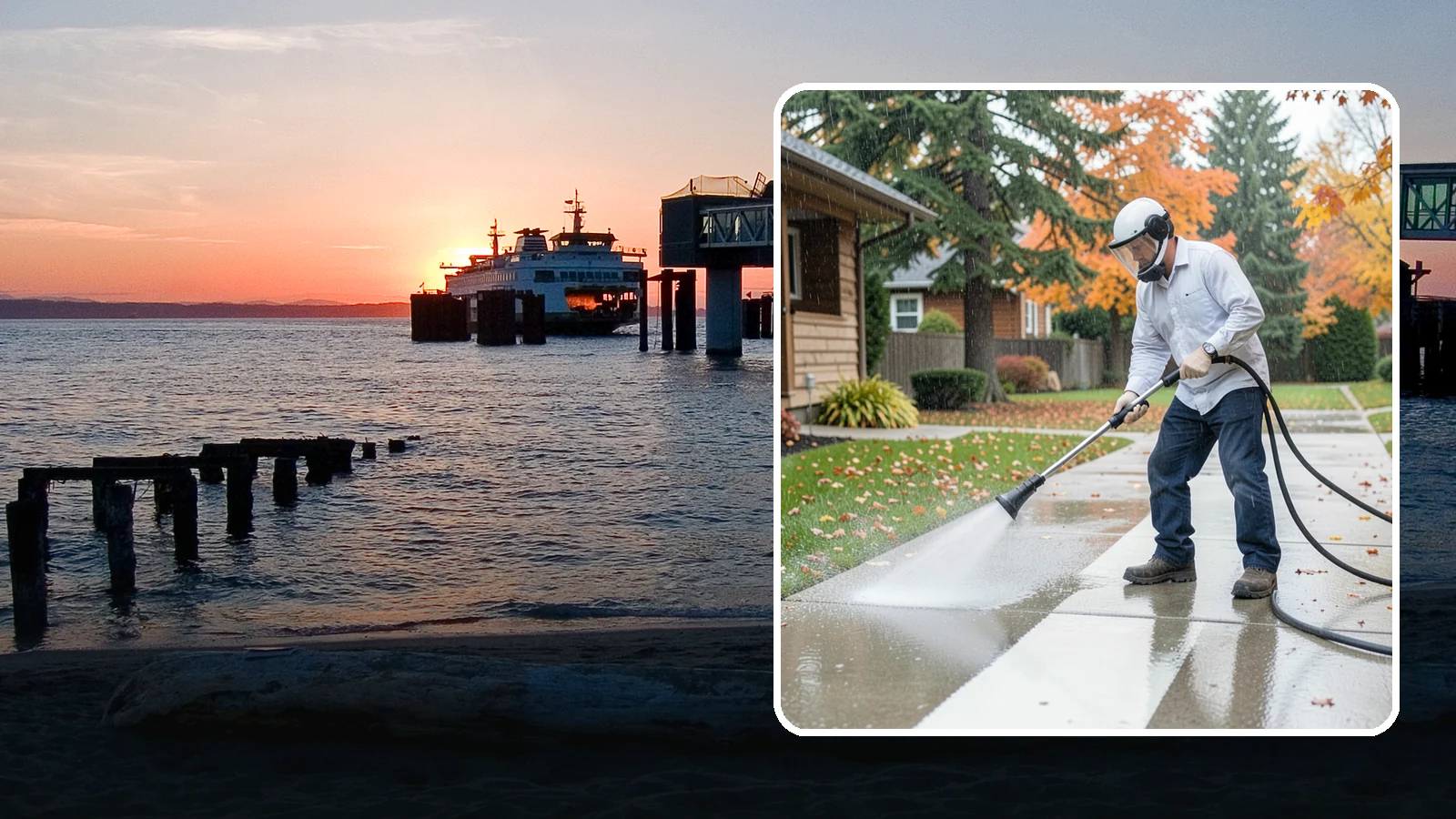 Front Walkway Washing in Edmonds, Snohomish County, WA - Wash the main front walkway to lift the leading edge of your home's curb appeal.