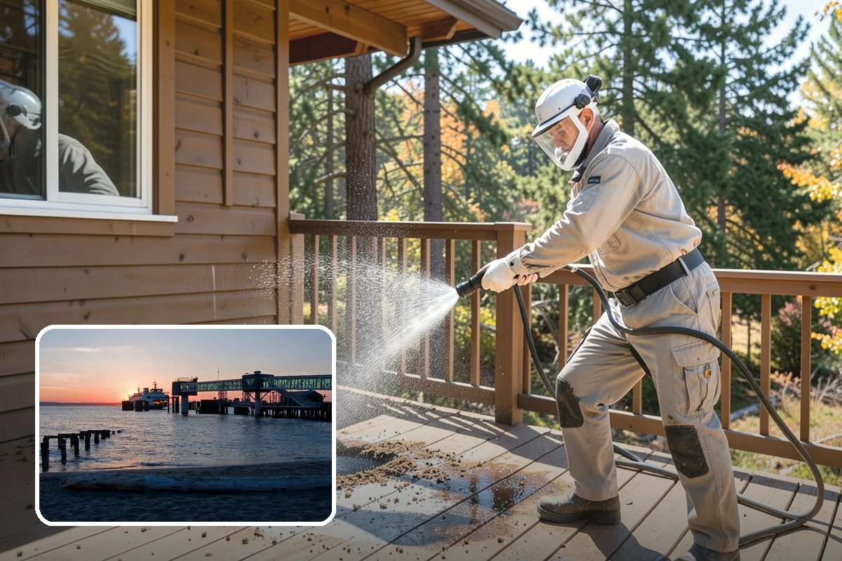 Front Walkway Washing in Edmonds, Snohomish County, WA - Boosts curb appeal along the primary approach