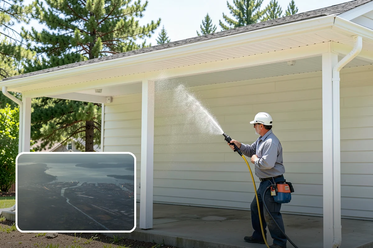 Front Walkway Washing in Fife, Pierce County, WA - Boosts curb appeal along the primary approach
