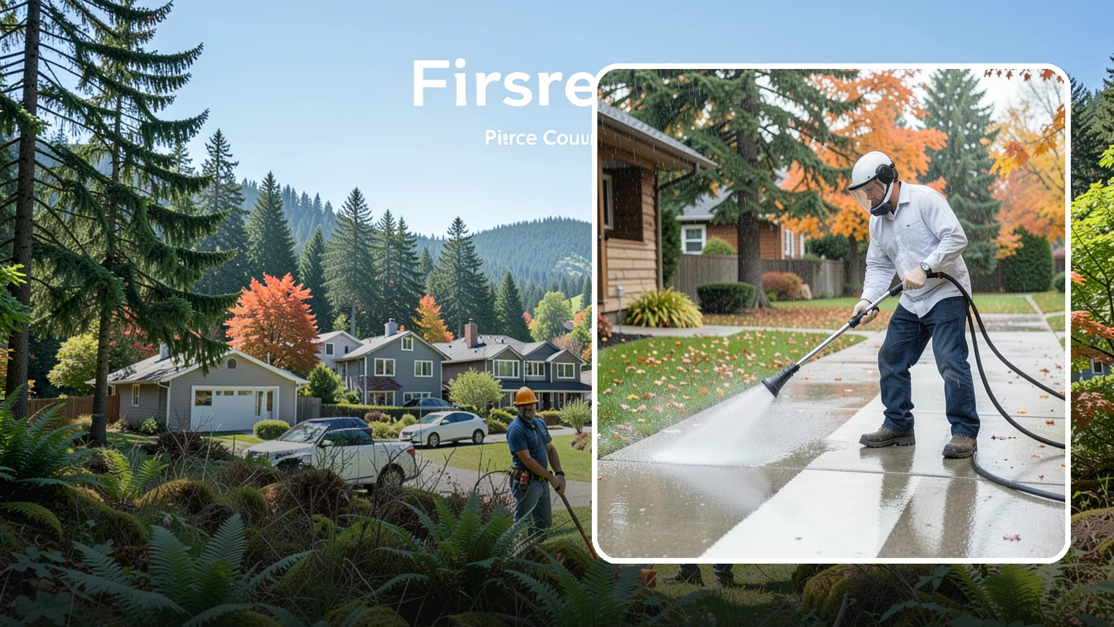 Front Walkway Washing in Fircrest, Pierce County, WA - Wash the main front walkway to lift the leading edge of your home's curb appeal.