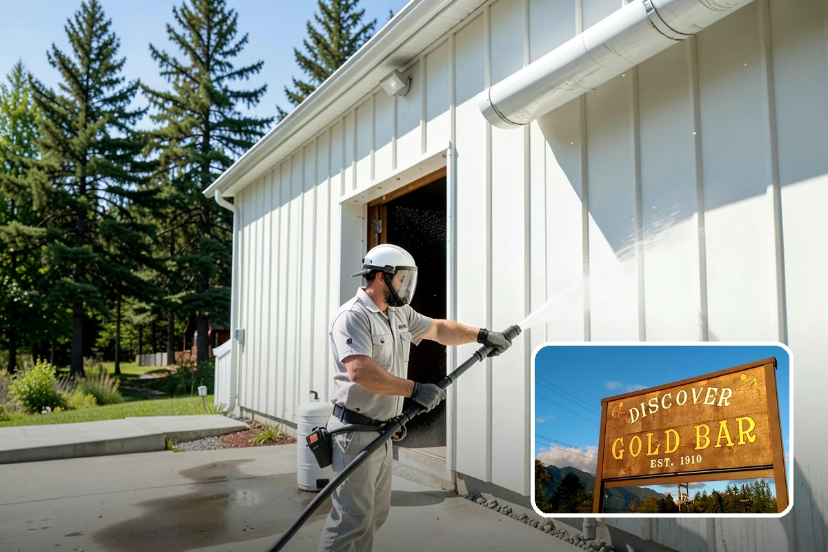 Front Walkway Washing in Gold Bar, Snohomish County, WA - Boosts curb appeal along the primary approach