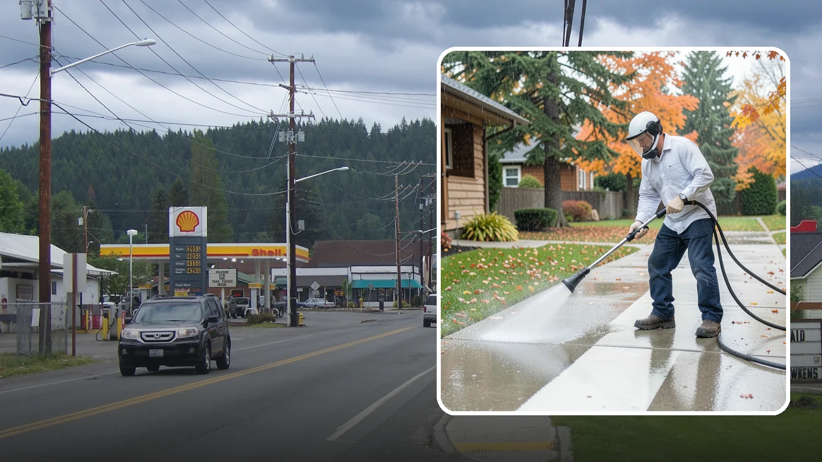 Front Walkway Washing in Granite Falls, Snohomish County, WA - Wash the main front walkway to lift the leading edge of your home's curb appeal.