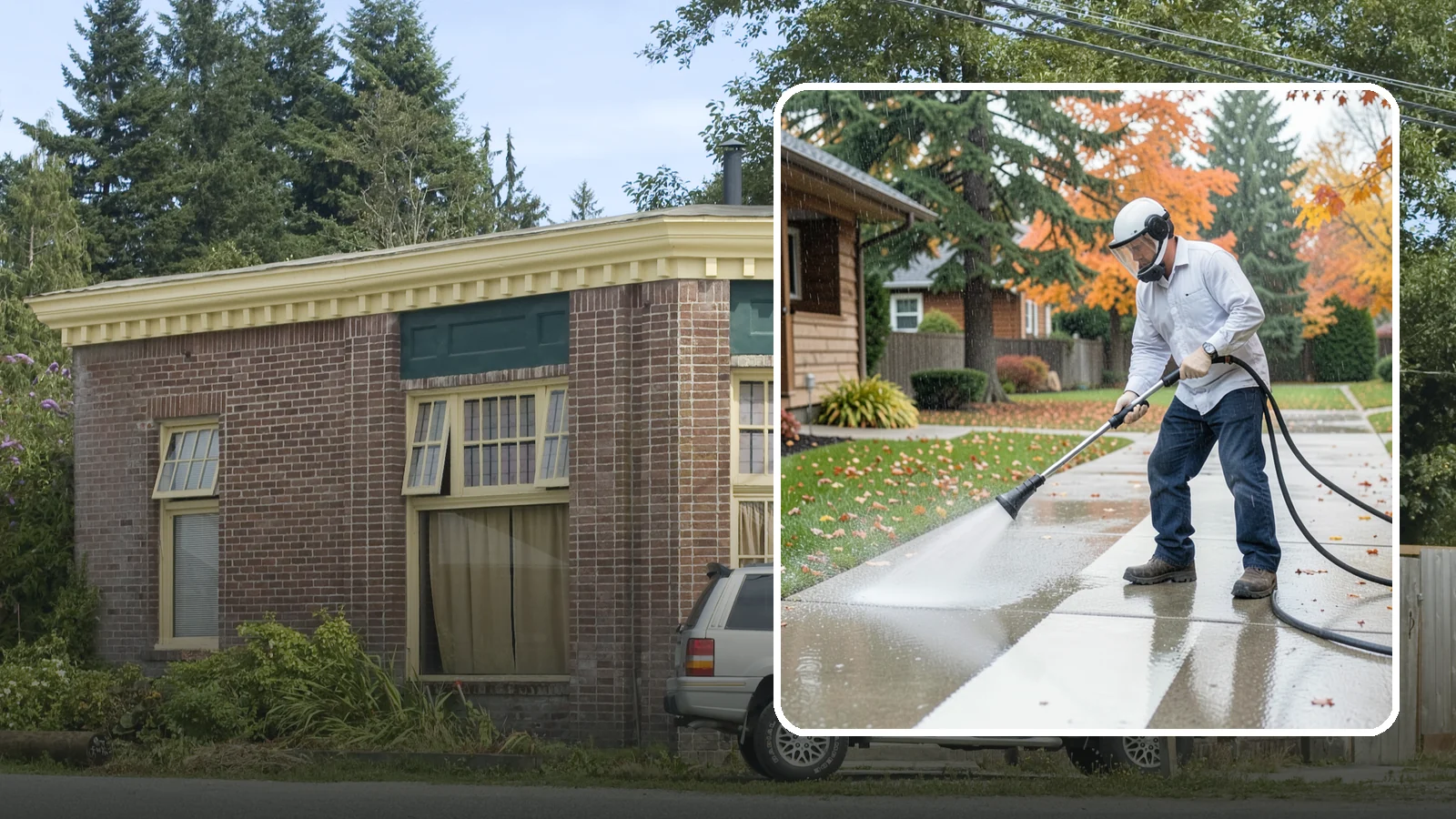 Front Walkway Washing in Hamilton, Skagit County, WA - Wash the main front walkway to lift the leading edge of your home's curb appeal.