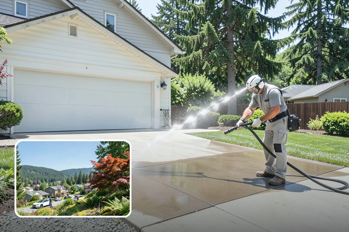 Front Walkway Washing in Index, Snohomish County, WA - Boosts curb appeal along the primary approach