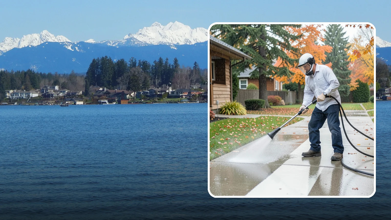 Front Walkway Washing in Lake Stevens, Snohomish County, WA - Wash the main front walkway to lift the leading edge of your home's curb appeal.