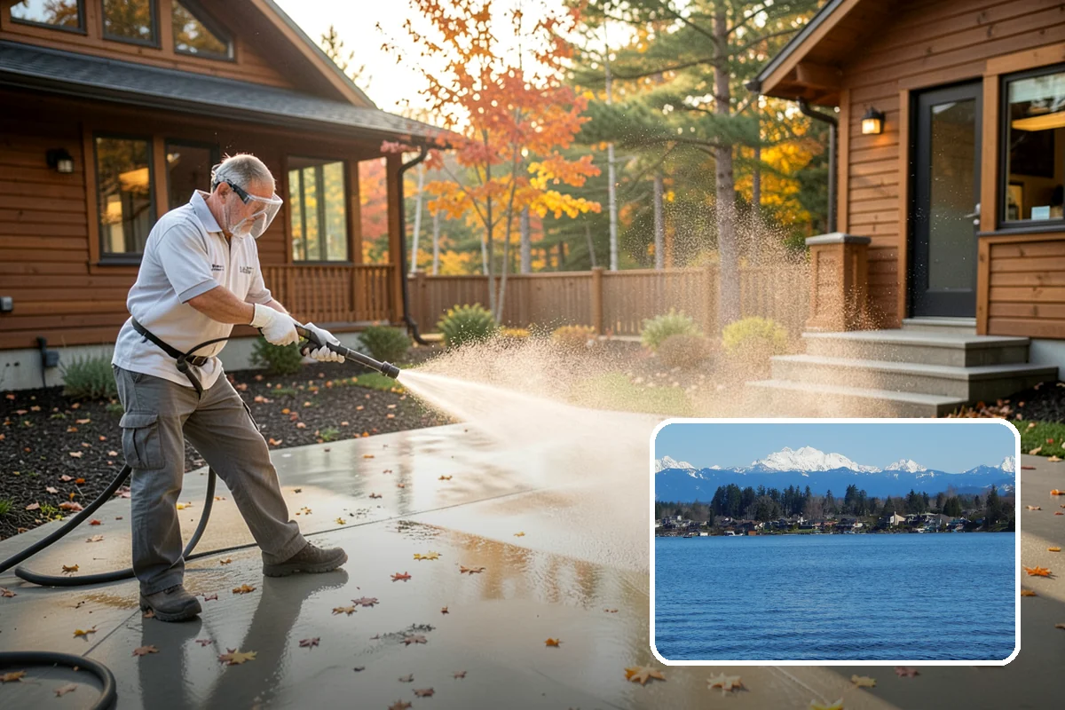 Front Walkway Washing in Lake Stevens, Snohomish County, WA - Boosts curb appeal along the primary approach