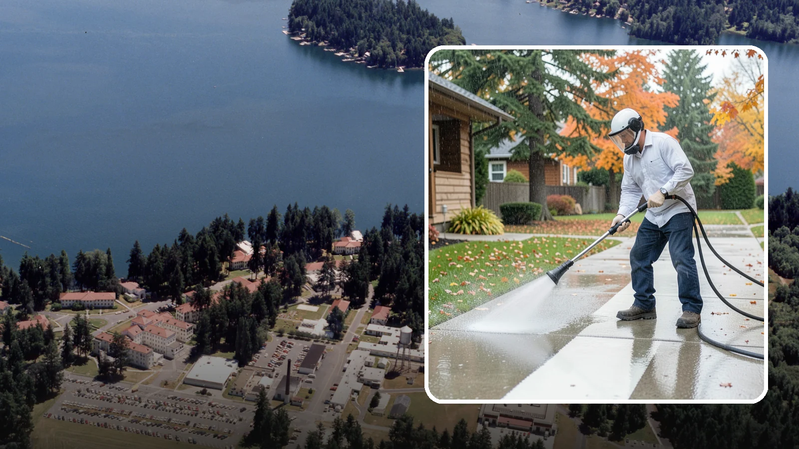 Front Walkway Washing in Lakewood, Pierce County, WA - Wash the main front walkway to lift the leading edge of your home's curb appeal.