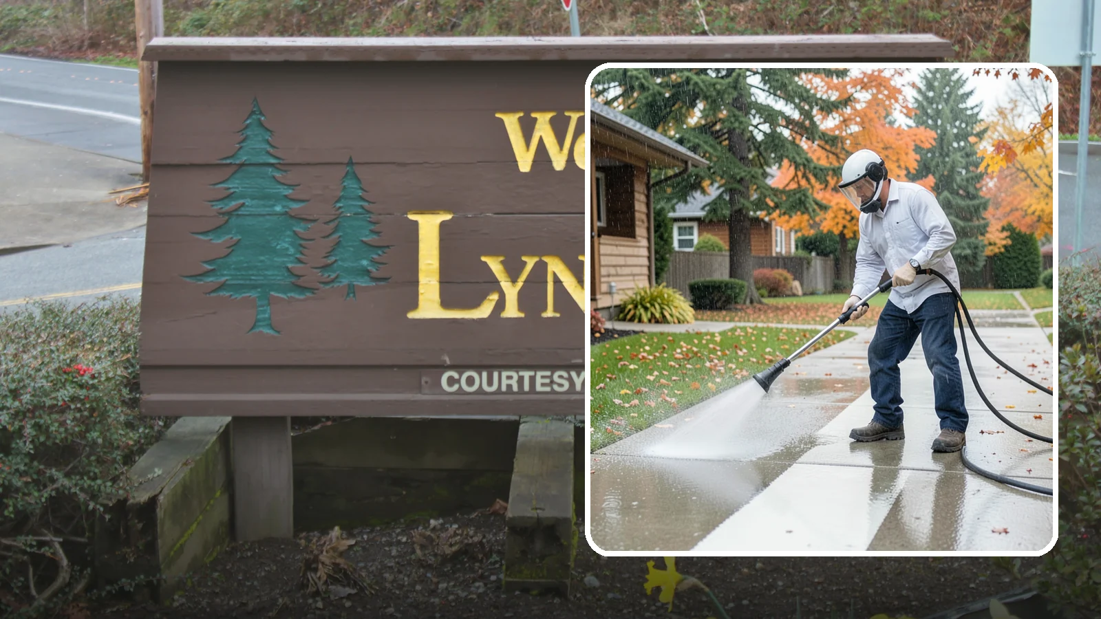 Front Walkway Washing in Lynnwood, Snohomish County, WA - Wash the main front walkway to lift the leading edge of your home's curb appeal.