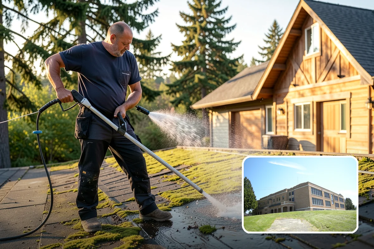 Front Walkway Washing in Maple Valley, King County, WA - Boosts curb appeal along the primary approach