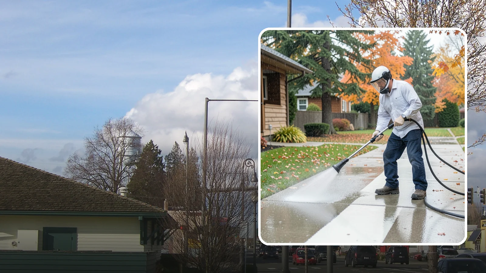 Front Walkway Washing in Marysville, Snohomish County, WA - Wash the main front walkway to lift the leading edge of your home's curb appeal.