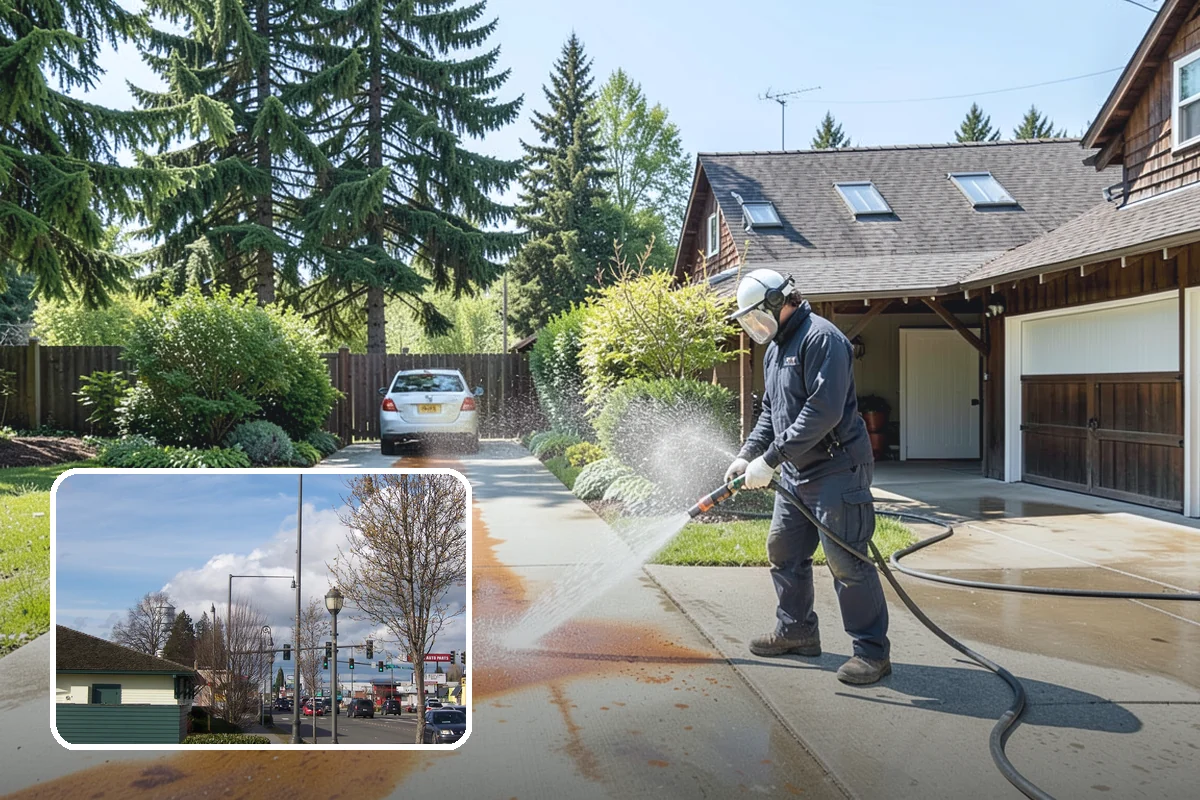 Front Walkway Washing in Marysville, Snohomish County, WA - Boosts curb appeal along the primary approach