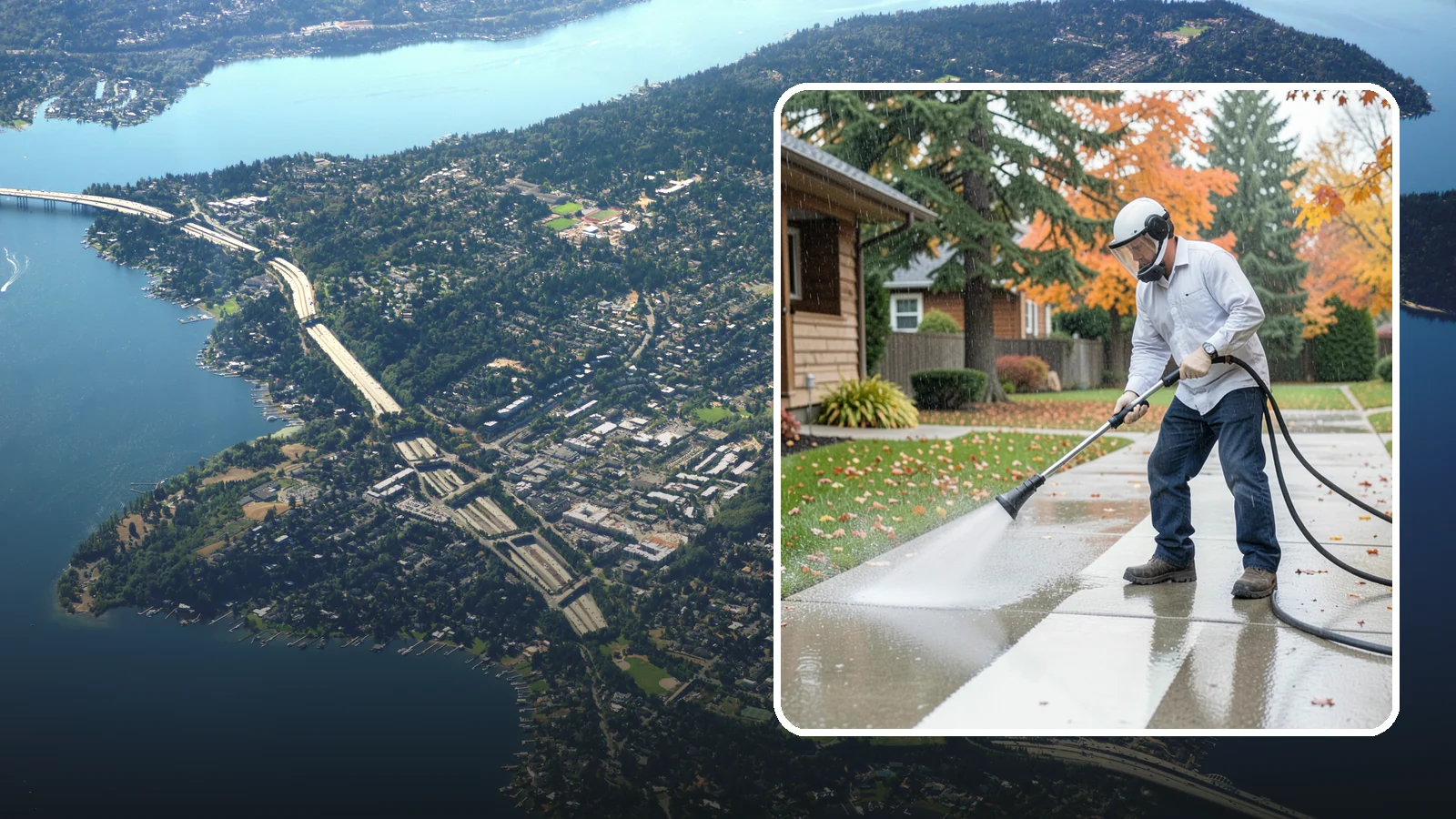 Front Walkway Washing in Mercer Island, King County, WA - Wash the main front walkway to lift the leading edge of your home's curb appeal.