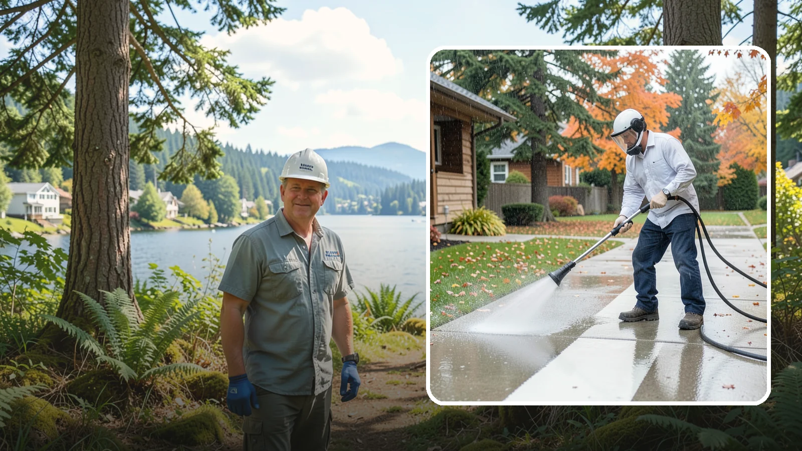 Front Walkway Washing in Milton, King County, WA - Wash the main front walkway to lift the leading edge of your home's curb appeal.