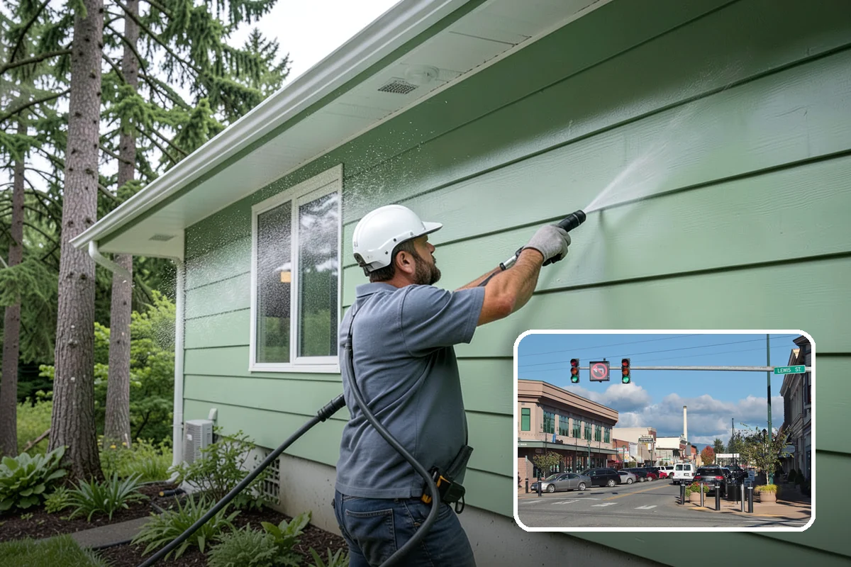 Front Walkway Washing in Monroe, Snohomish County, WA - Boosts curb appeal along the primary approach