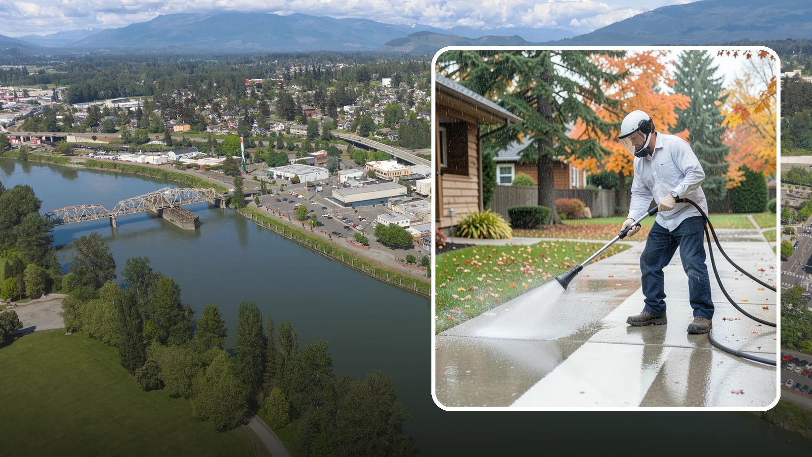 Front Walkway Washing in Mount Vernon, Skagit County, WA - Wash the main front walkway to lift the leading edge of your home's curb appeal.