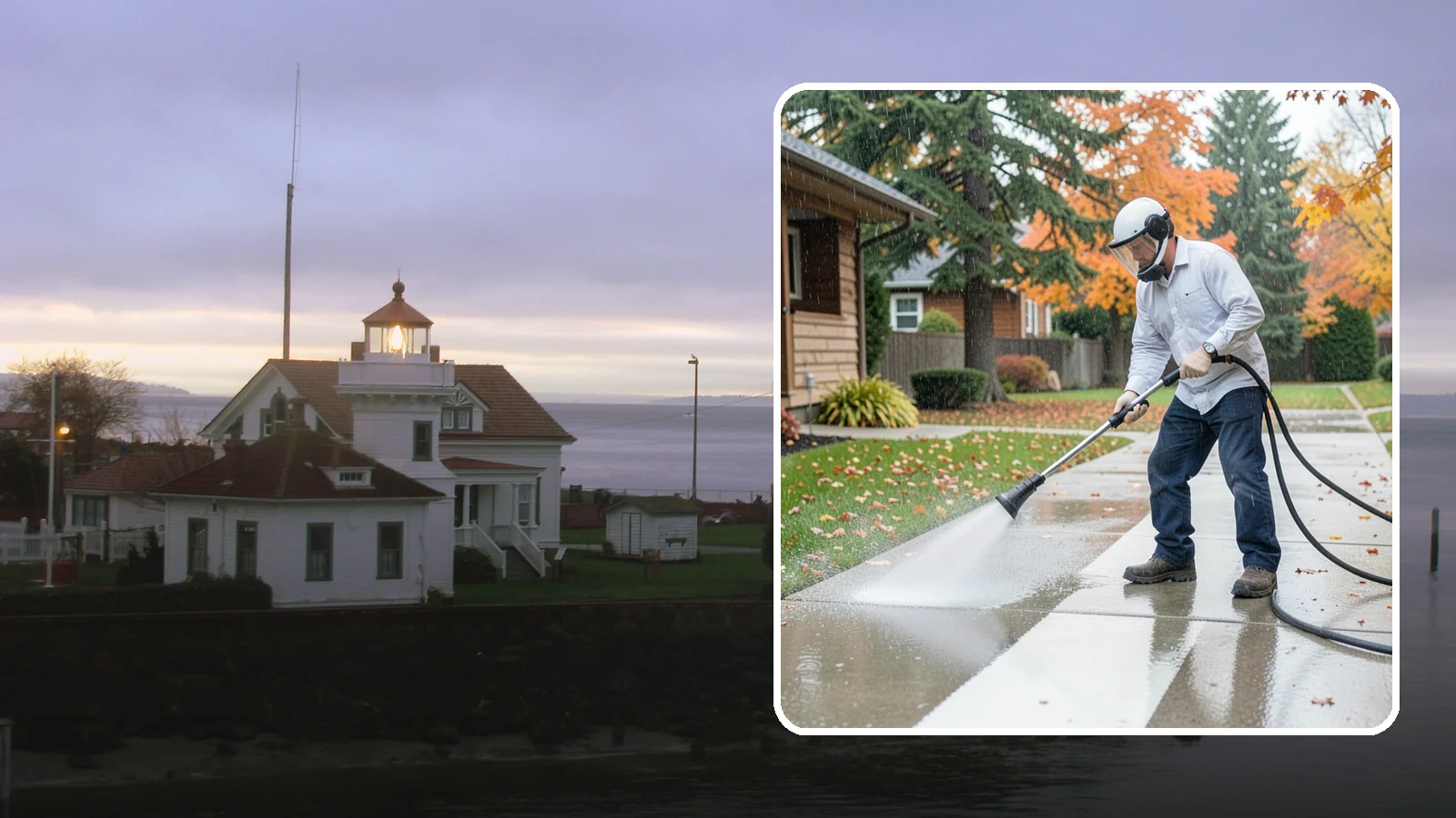 Front Walkway Washing in Mukilteo, Snohomish County, WA - Wash the main front walkway to lift the leading edge of your home's curb appeal.
