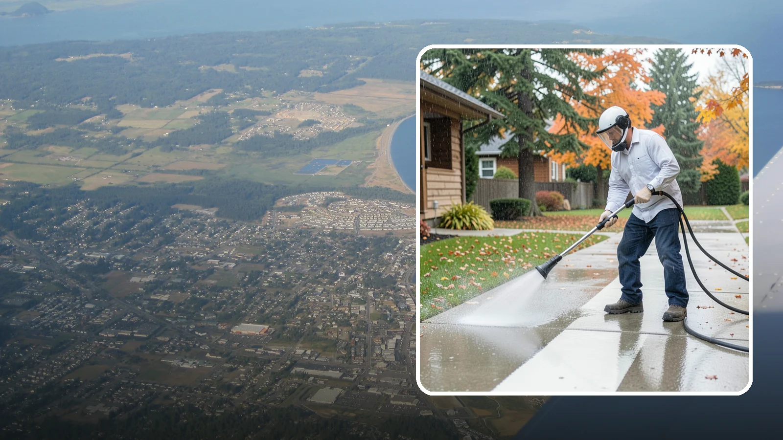 Front Walkway Washing in Oak Harbor, Island County, WA - Wash the main front walkway to lift the leading edge of your home's curb appeal.