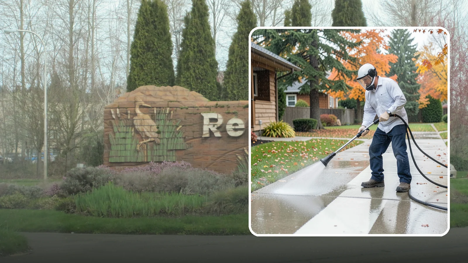 Front Walkway Washing in Renton, King County, WA - Wash the main front walkway to lift the leading edge of your home's curb appeal.