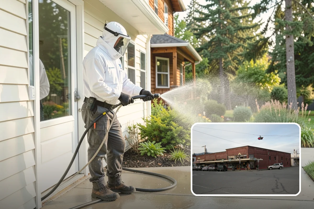 Front Walkway Washing in Sedro-Woolley, Skagit County, WA - Boosts curb appeal along the primary approach
