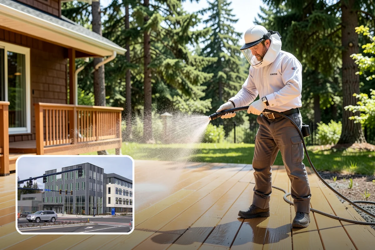 Front Walkway Washing in Shoreline, King County, WA - Boosts curb appeal along the primary approach
